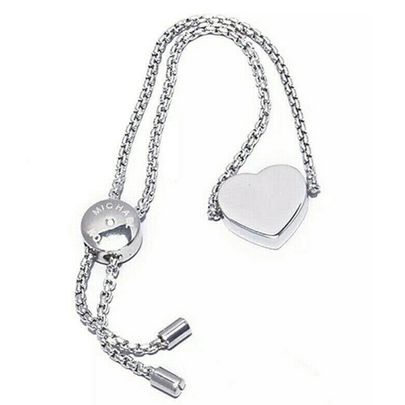 MICHAEL KORS White Gold Heritage Slide Bracelet - Picture 5 of 7